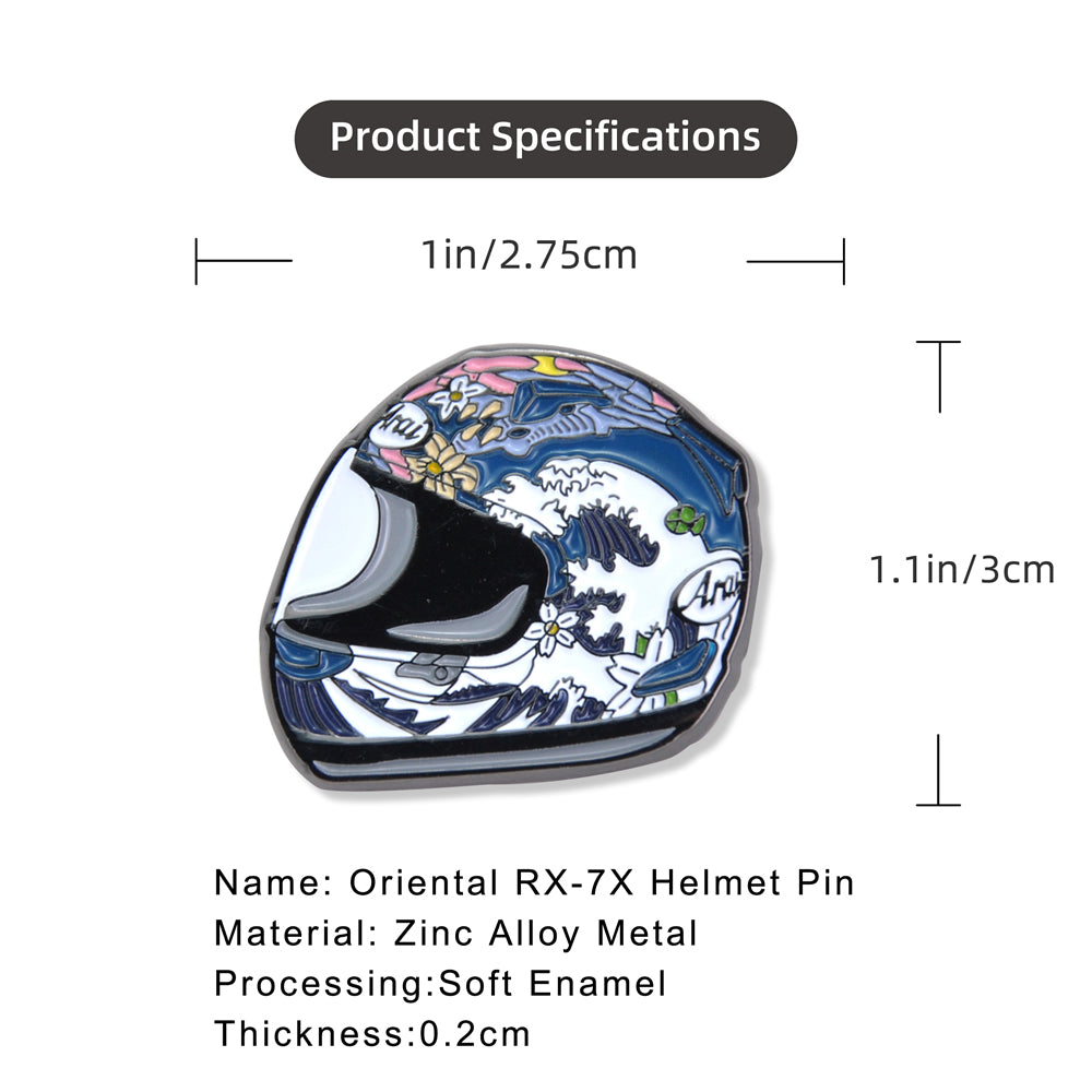 Arai-RX-7X-Oriental-Dragon-Motorcycle-Helmet-Hat-Backpack-Pin-Badge-Gift-for-Bikers-Motorbike-Riders-size