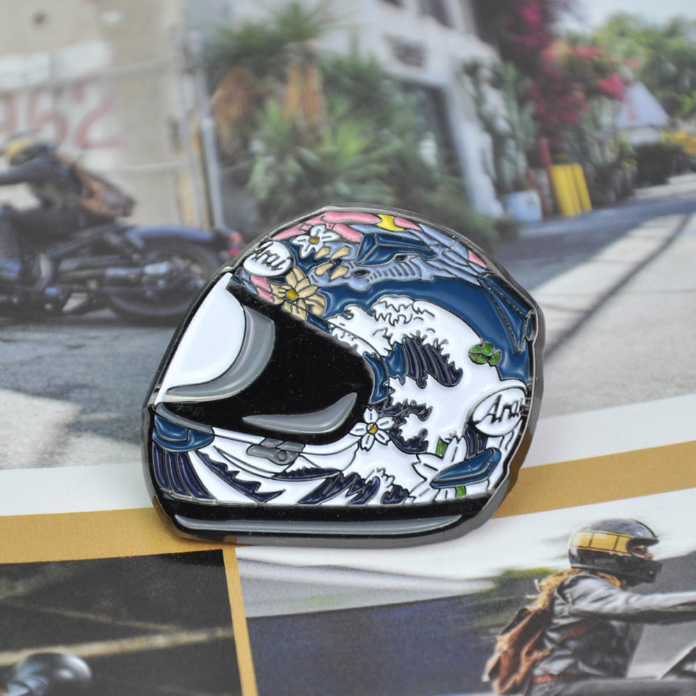 dragon motorcycle helmet RX-7X Oriental Motorcycle Helmet Lapel Pins Gifts for Bikers Riders