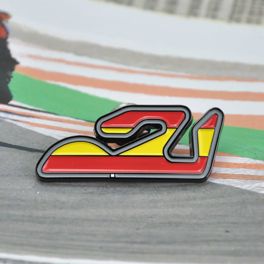 Circuit-Ricardo-Tormo-Motogp-ValenciaGP-official-Test-Racing-Track-motocycle-Pins-badge