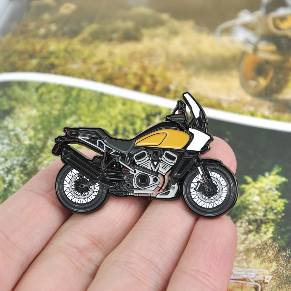 Harley-Davidson-PanAmerica-1250-Adventure-Motorcycle-Lapel-Pin-Badge-Moto-Gift