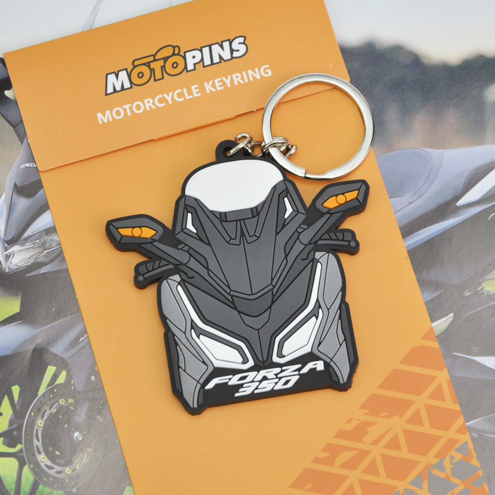 Honda Forza 350 Rubber Keychain Motorcycle Keyring Tag Gift – MOTOPINS