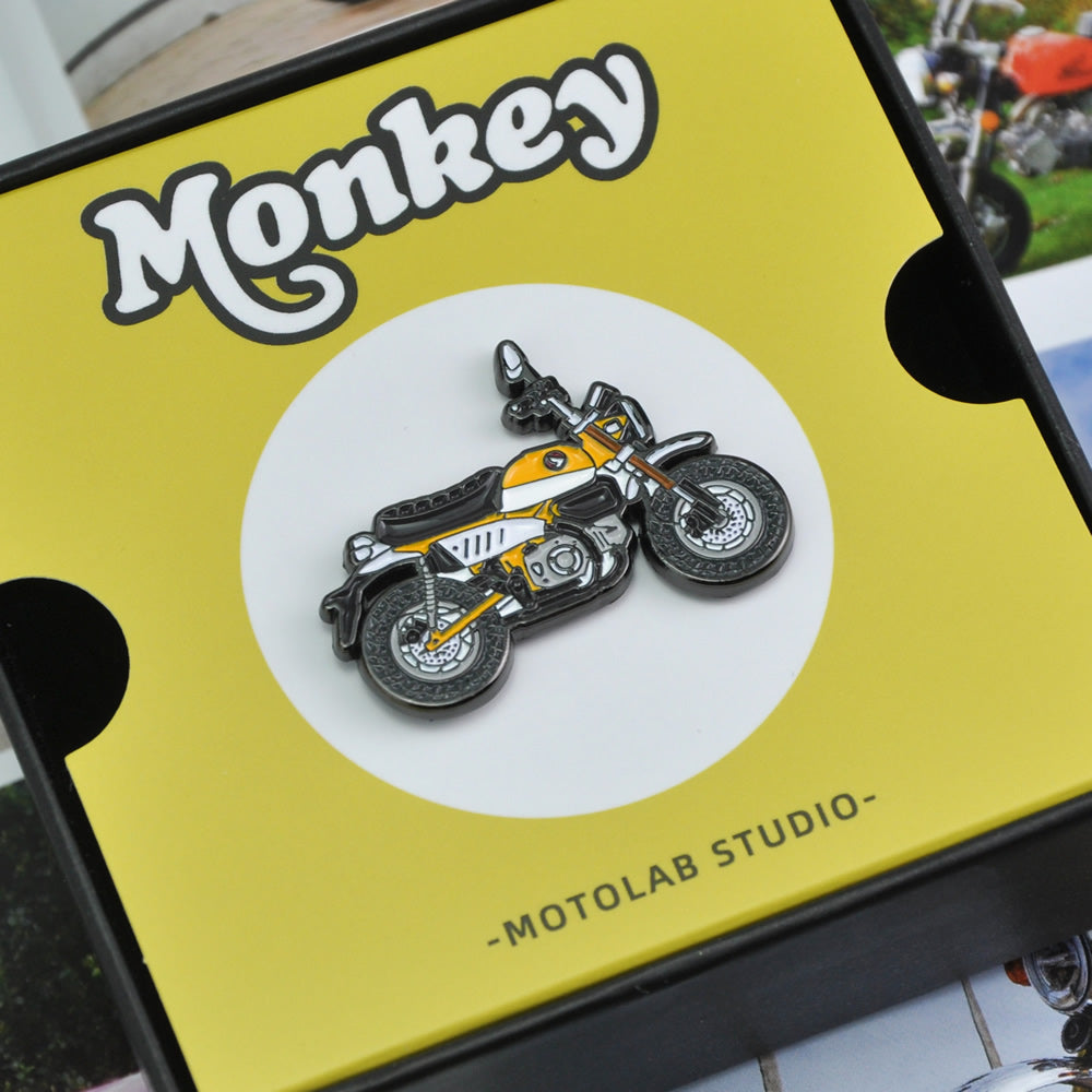 Honda-Monkey-125-Retro-Mini-Moto-Trail-Vintage-Minibike-Motorcycle-Pin-Badge