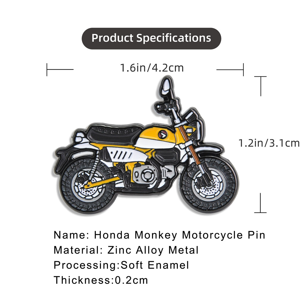 Honda-Monkey-125-Retro-Mini-Trail-Vintage-Minibike-Motorcycle-Pin-Badge-size