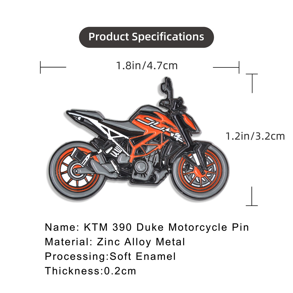 KTM-390Duke-Motorcycle-Motorbike-Enamel-Lapel-Pin-Badge-size