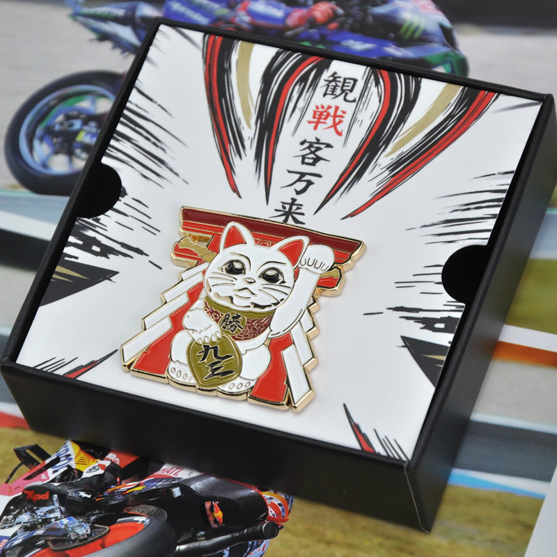 Lucky-Cat-Marc-Marquez-Shoei-Motegi2-X14-Helmet-Pin-Badge-Motogp-Best-Motorcycle-Gift-Ideas-MM93