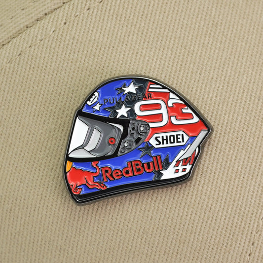 Marc-Marquez-AmericasGP-Shoei-X14-MotoGP-Helmet-Pin-Badge