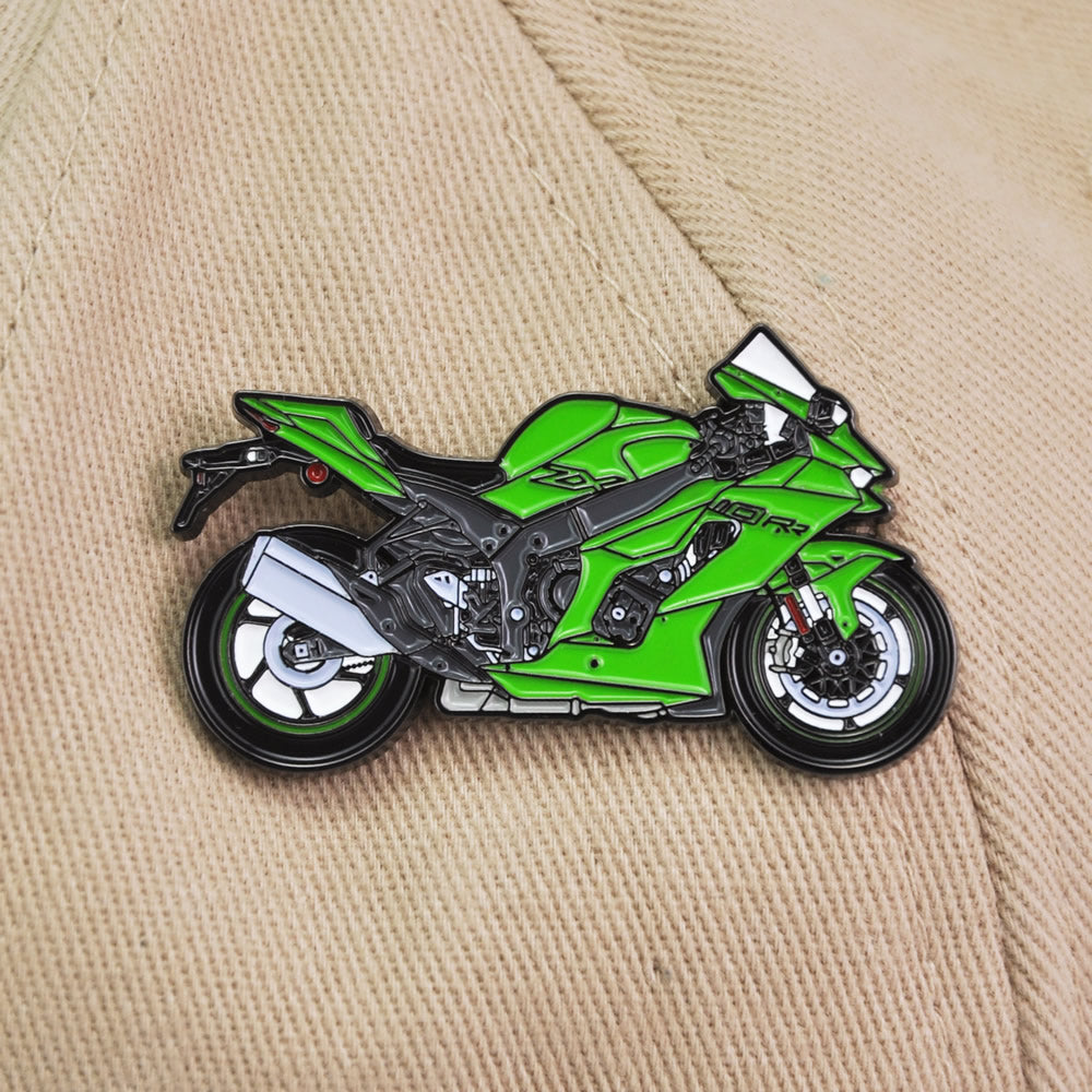 Motopins-Kawasaki-Ninja-ZX-10RR-Sportbike-Motorcycle-Lapel-Jacket-Hat-Pins-Badge