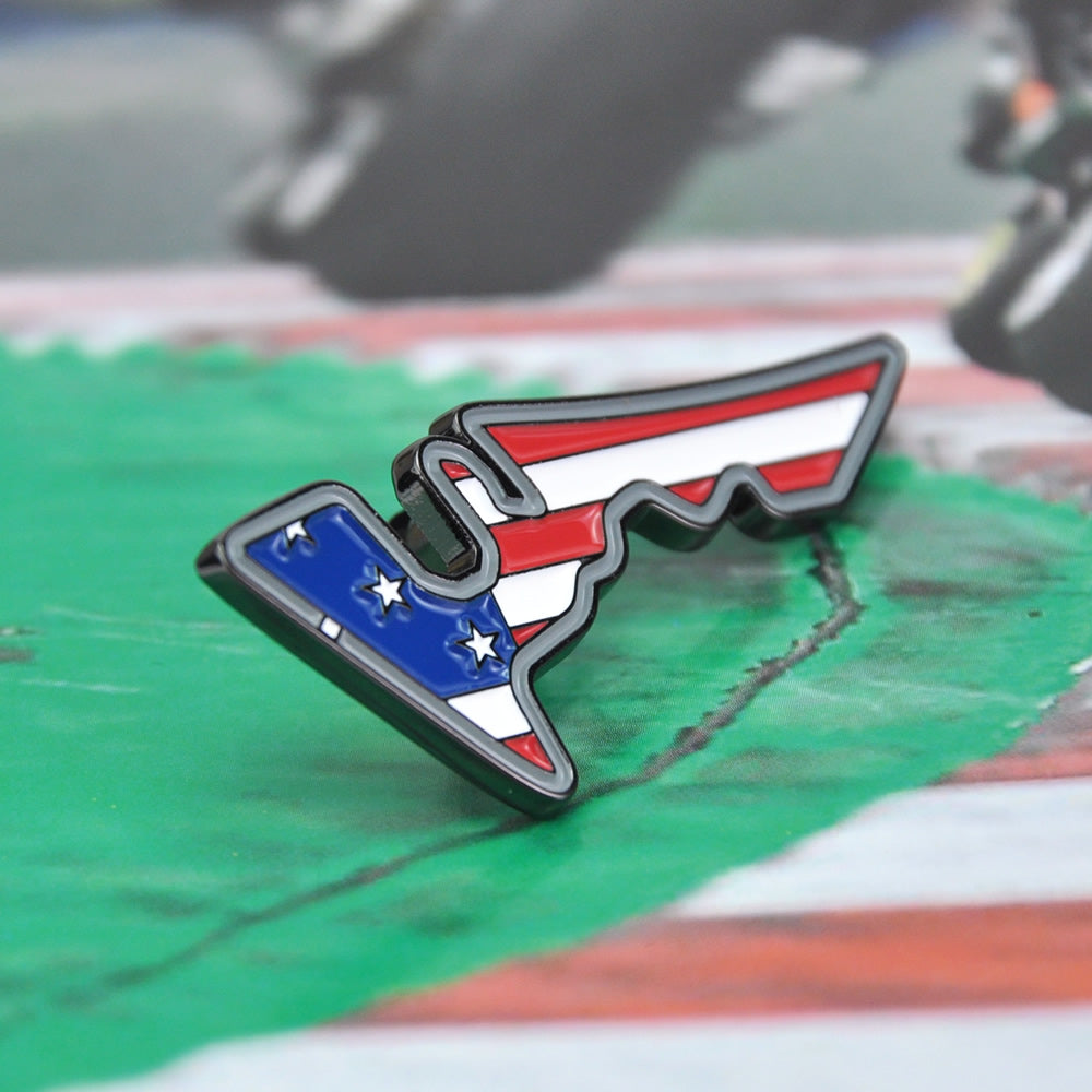    Race-Track-Circuit-of-the-Americas--COAT-Motogp-Motorsport-Motorcycle-Pins-Badges-enamel-Lapel