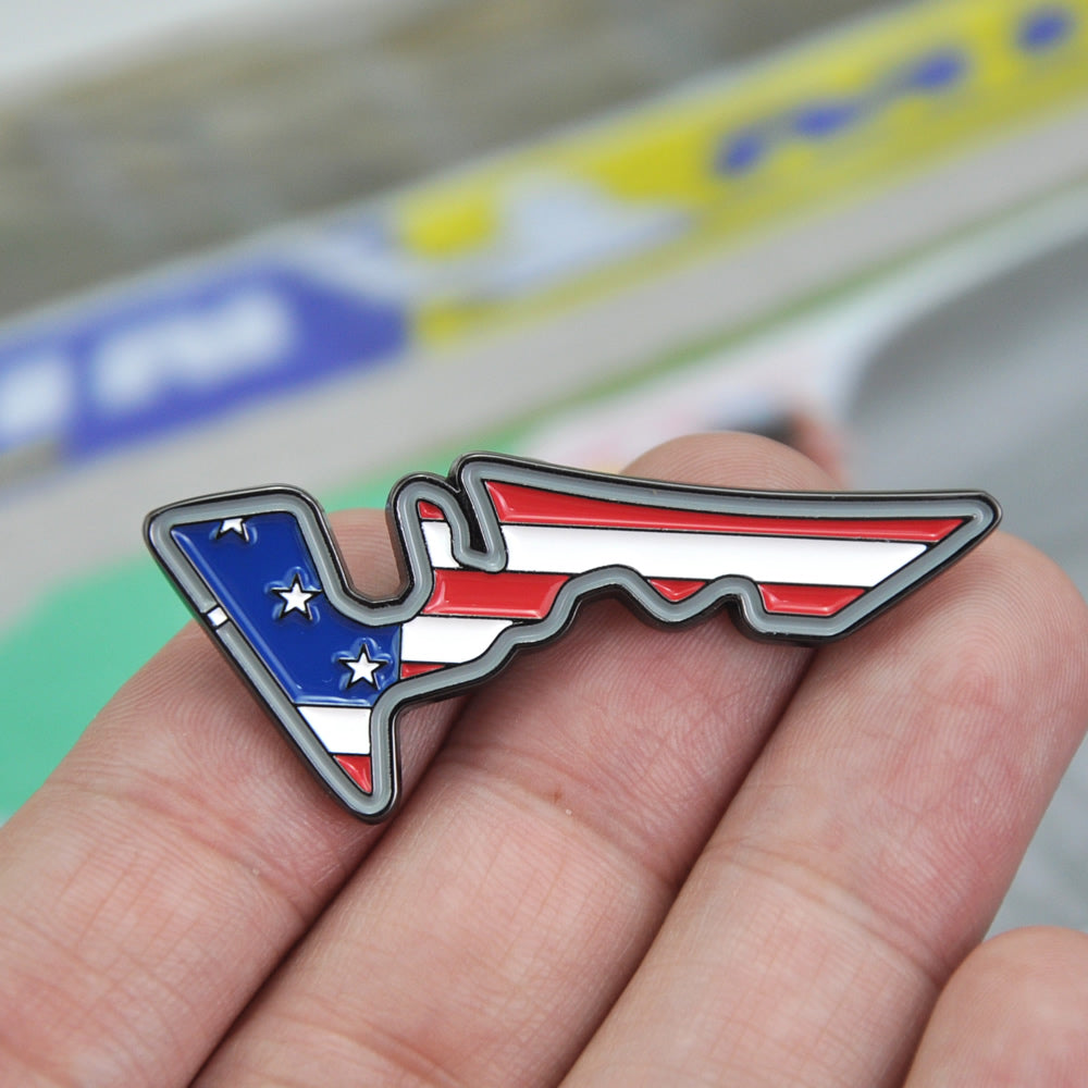 Race-Track-the-Americas-Circuit-COAT-Motogp-Motorcycle-enamel-Lapel-Pins-Badges