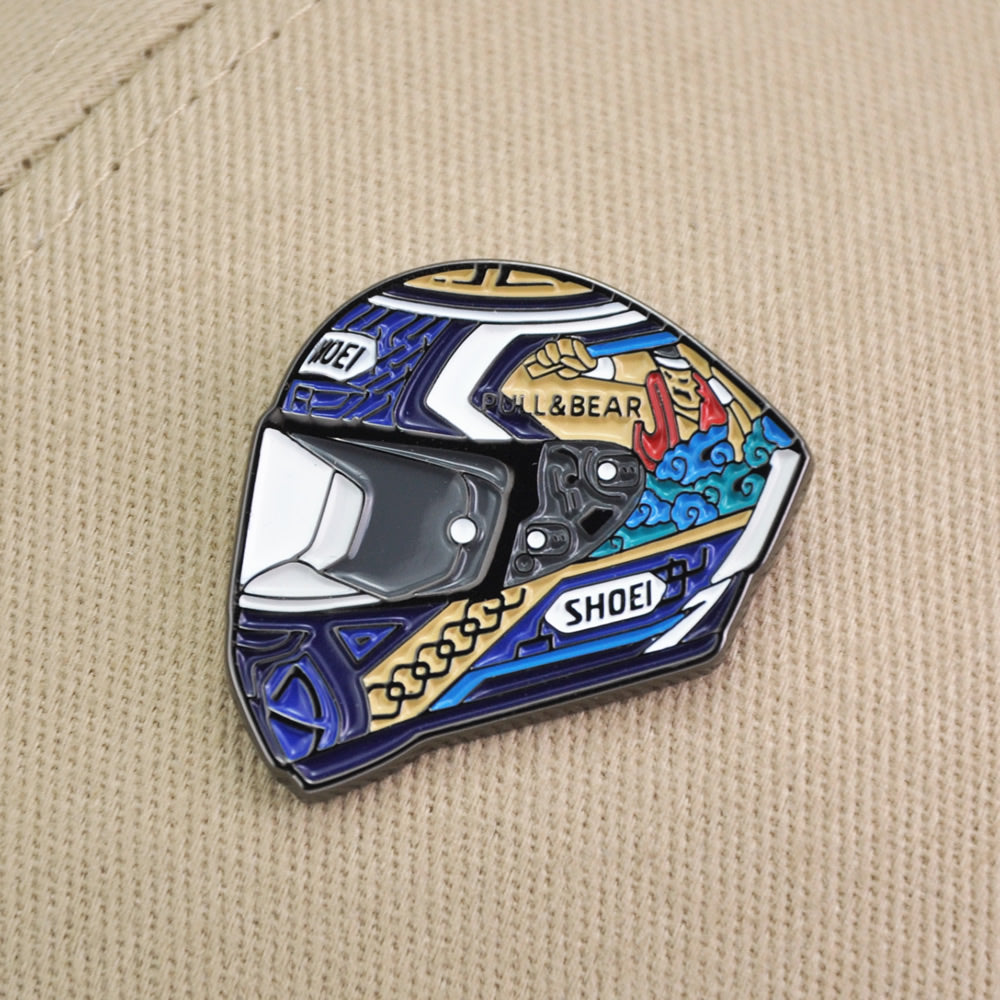 shoei marquez x14 Marc Marquez X14 Motegi 3 Helmet Lapel Pins Gifts for Motorcycle Riders Lovers