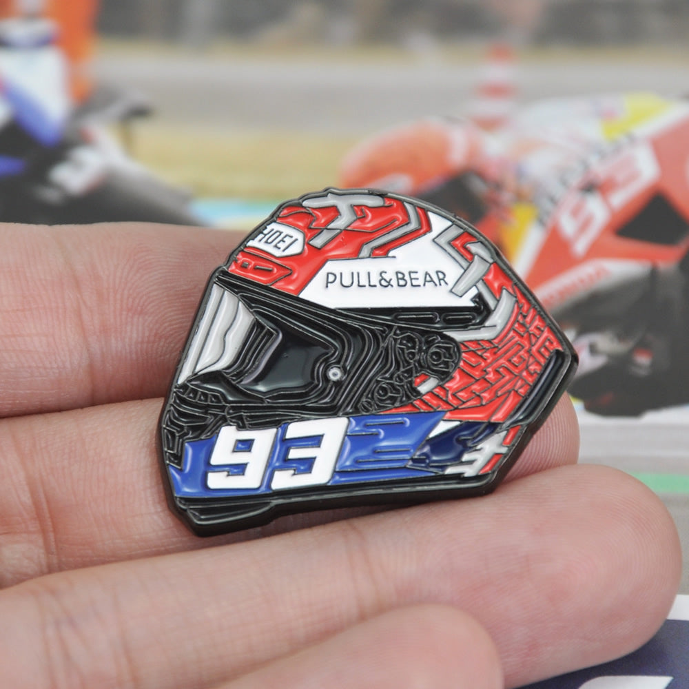 Shoei-X14-93-Marc-Marquez5-Helmet-Pin-Badge