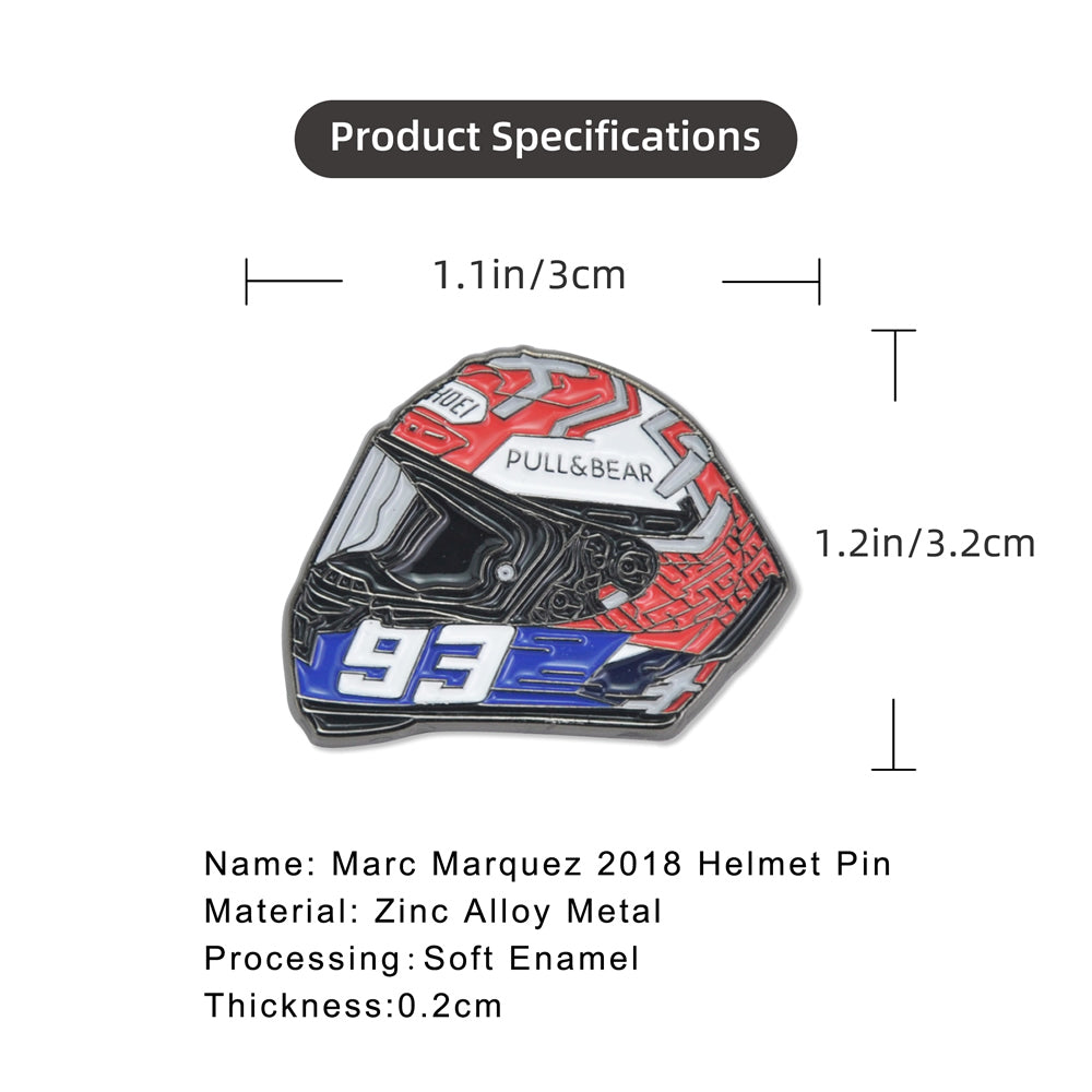    Shoei-X14-Marc-Marquez5-2018-Helmet-Pin-Badge-size