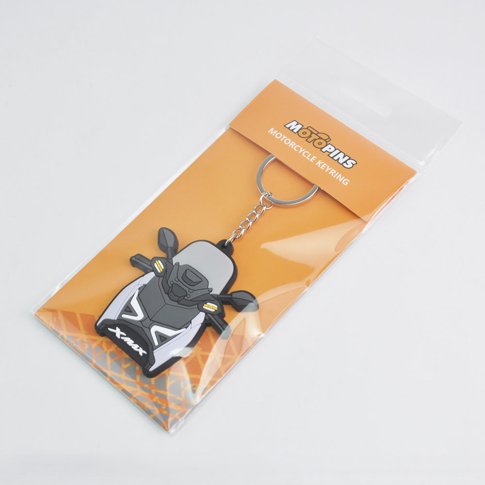 Yamaha-Xmax-300-250-125-Rubber-Keyring-Keychain-Modification-PVC-Key-Holder-Accessories-Motopins