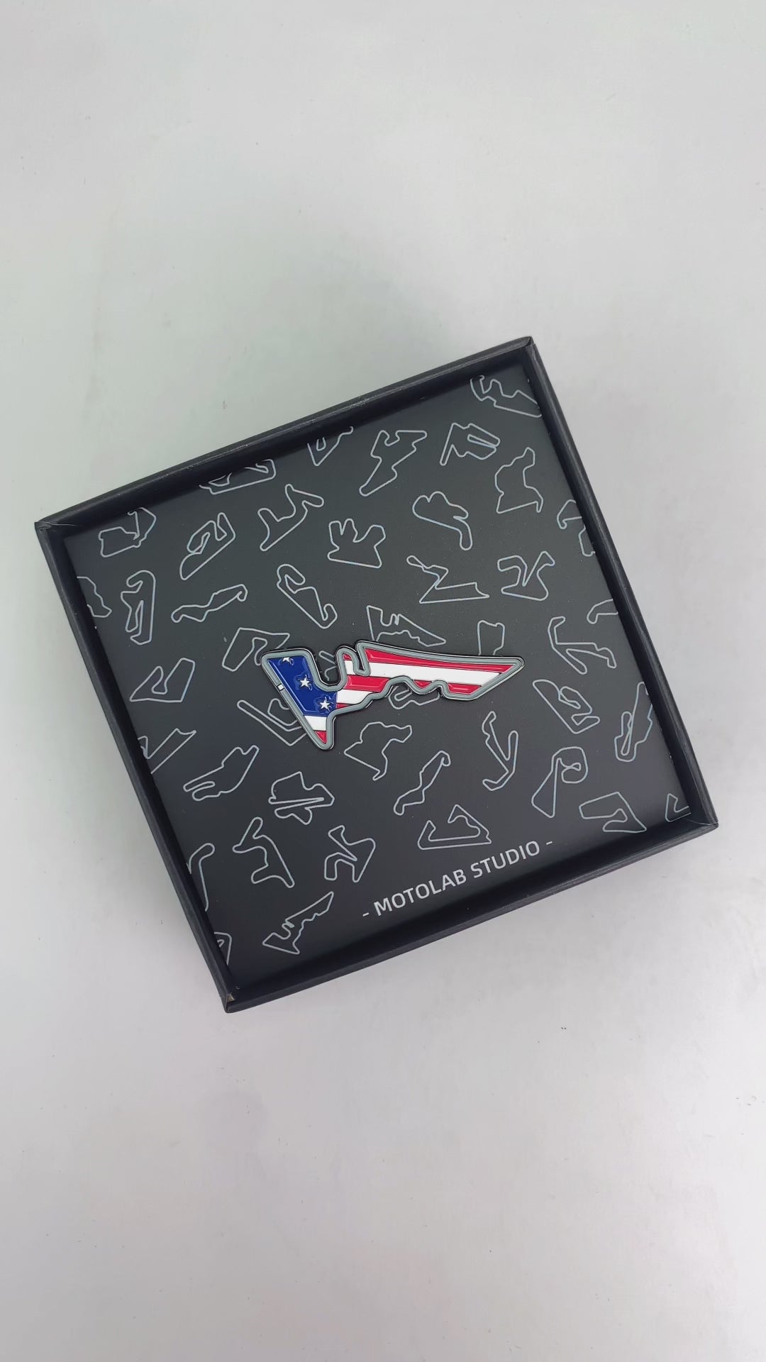 Race-Track-Circuit-of-the-Americas--COAT-Motogp-Motorcycle-Pins-Badges-enamel-Lapel-Video