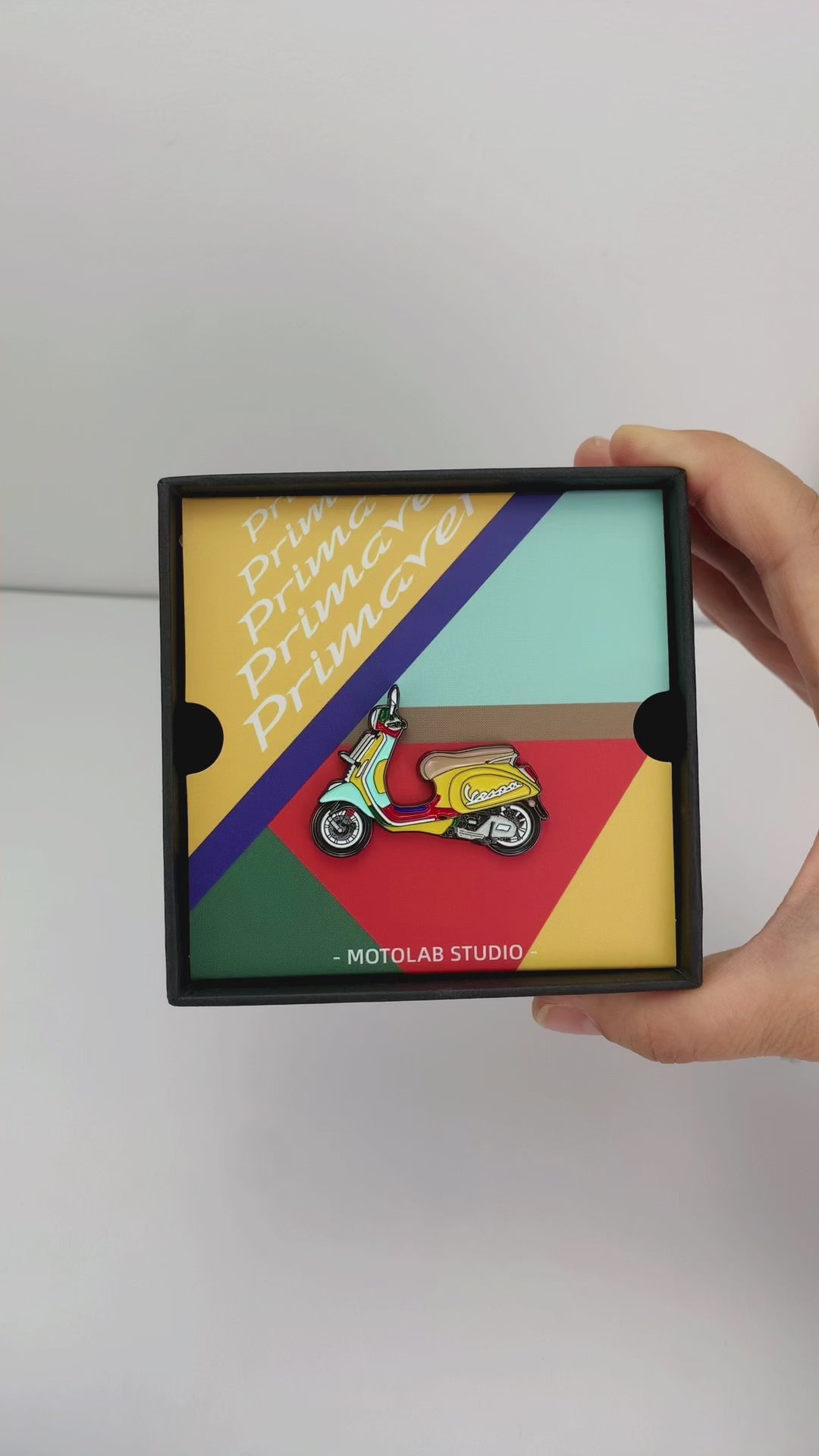 VESPA-Primavera150-SeanWotherspoon-Motorcycle-Lapel-Pin-Badge-Video