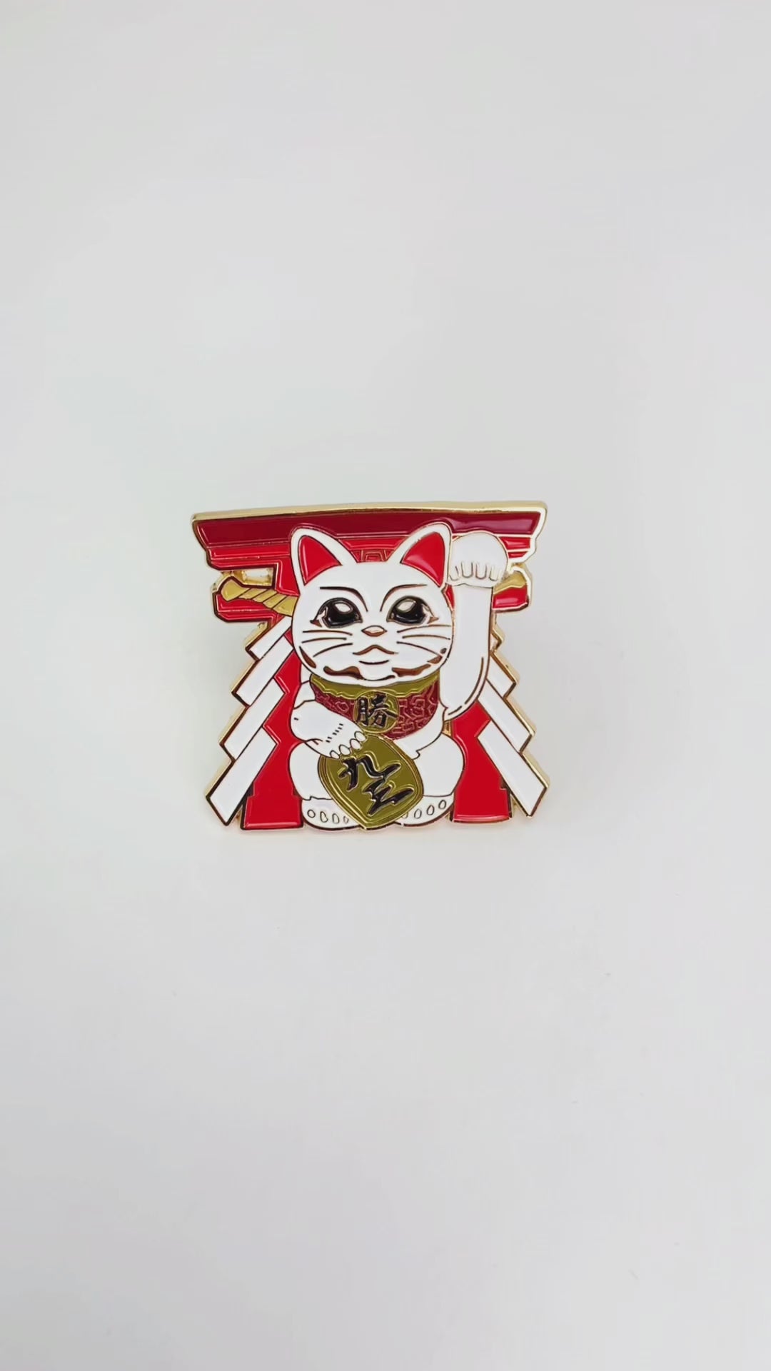 Lucky-Cat-Marc-Marquez-Shoei-Motegi2-X14-Helmet-Pin-Badge-Motogp-Gift-for-Motorcycle-Girl-Rider-Video