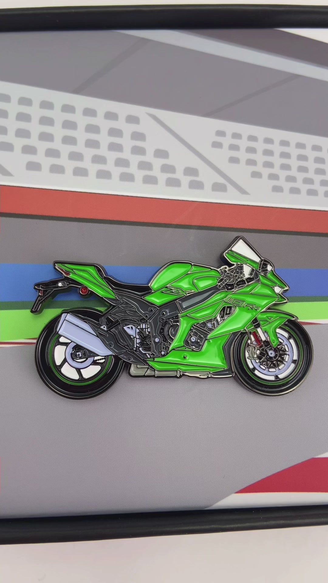 Motopins-Kawasaki-Ninja-ZX-10RR-Sportbike-Motorbike-Lapel-Jacket-Hat-Pins-Badge-Gift-for-Motorcycle-Rider-Lover-Biker-Video