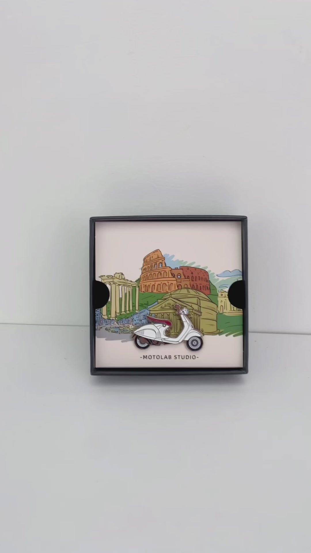 Vespa-946-scooter-motorbike-biker-lapel-pins-badges-gifts-for-motorcycle-riders-lovers-Video