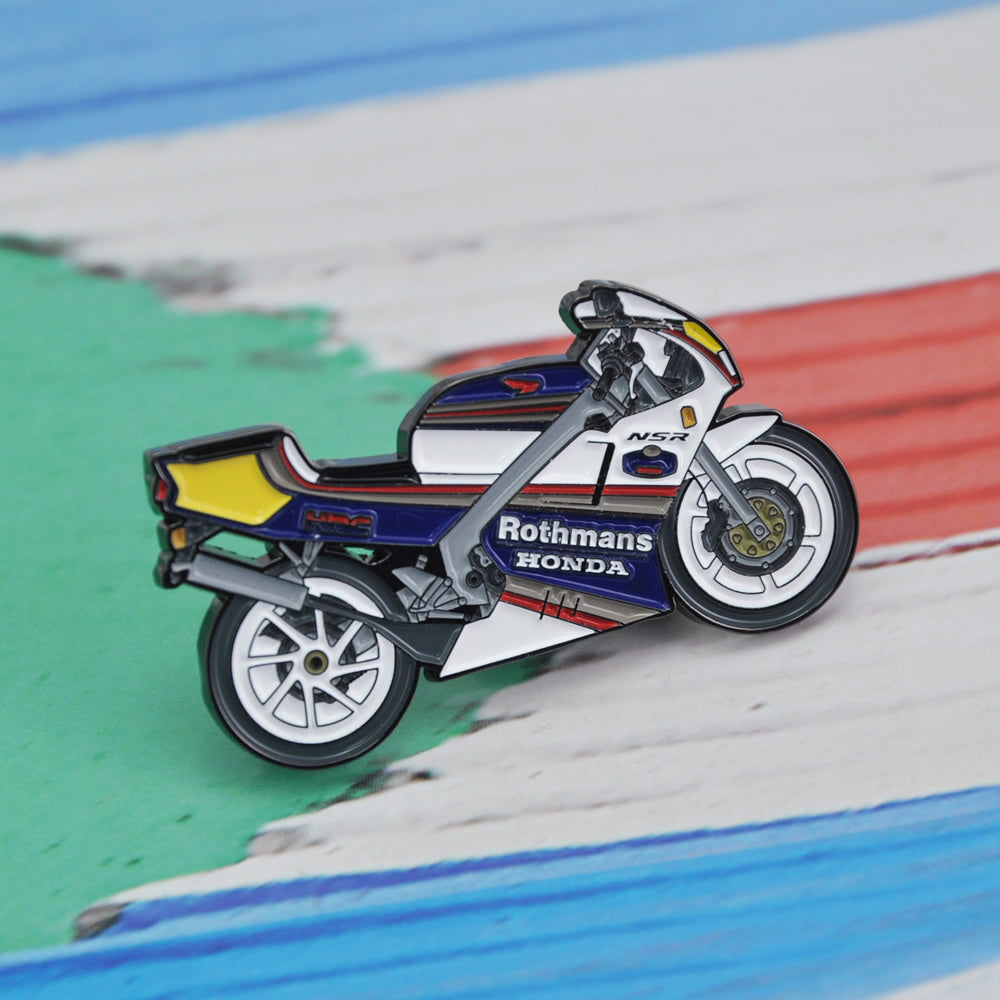 Honda NSR250R SP Rothmans Lapel Pin Badge