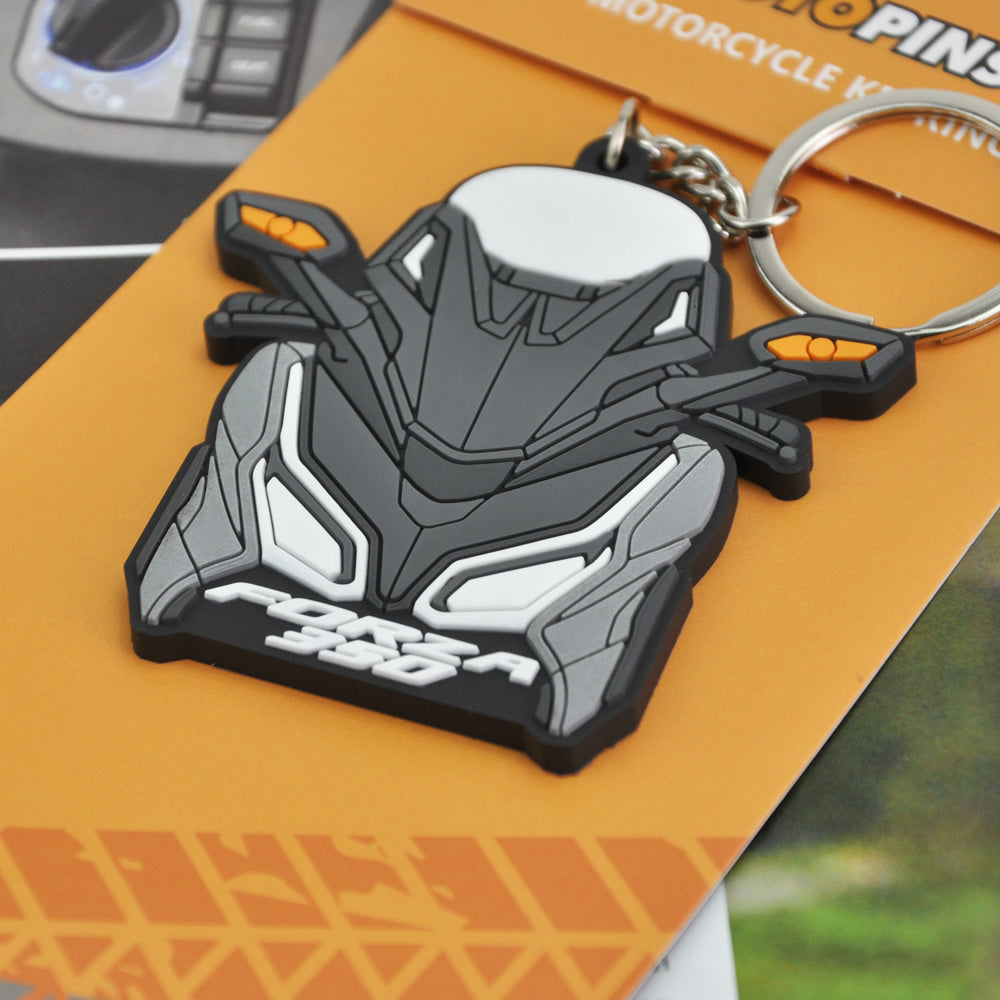 Honda Forza 350 Rubber Keychain Motorcycle Keyring Tag Gift – MOTOPINS
