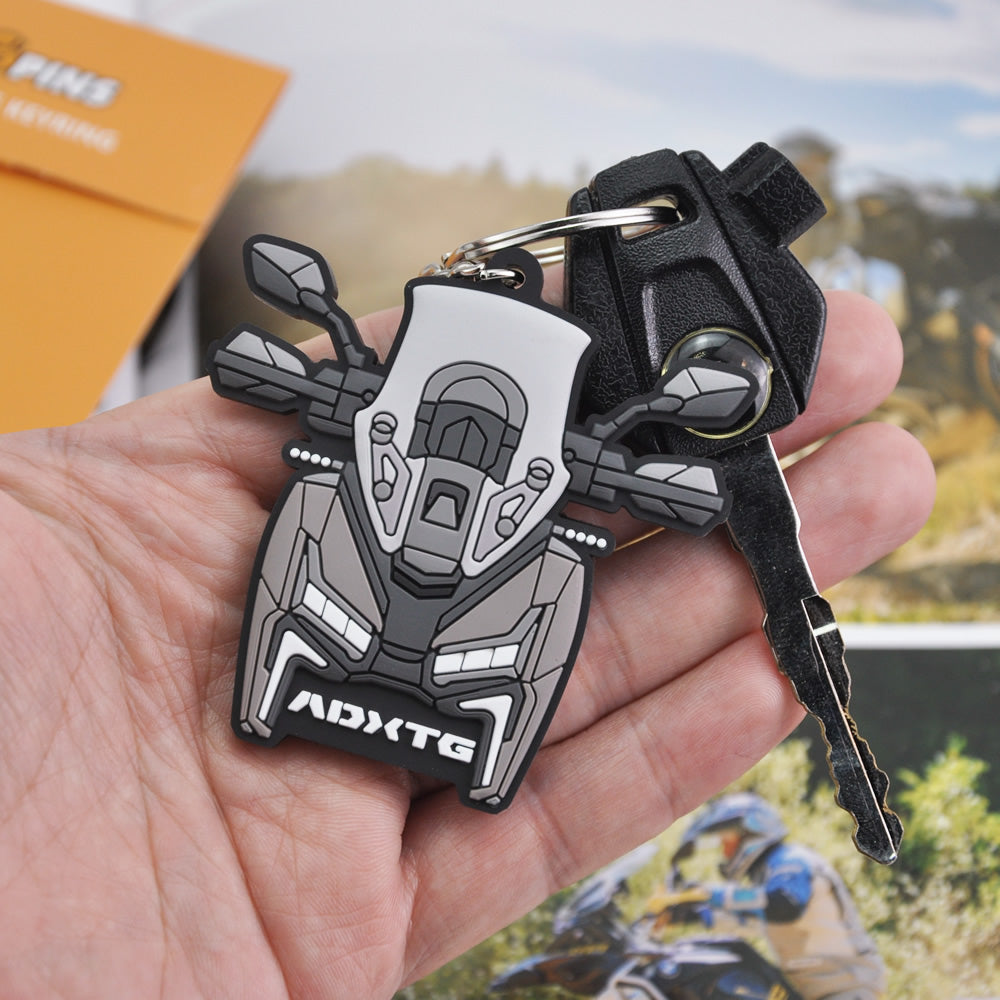 Motopins-SYM-Sanyang-ADXTG-400-ADV-Motorbike-Keyring-Keychain-Rubber-Key-Hoder-Key-Ring-Parts-Accessories-Motorcycle-PVC-Keyholder