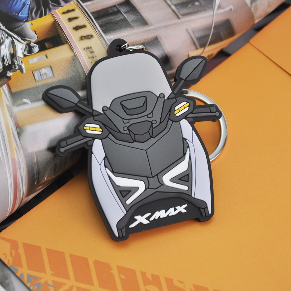 Yamaha-Xmax-300-250-125-Keyring-Keychain-Modification-PVC-Key-Chain-Motopins